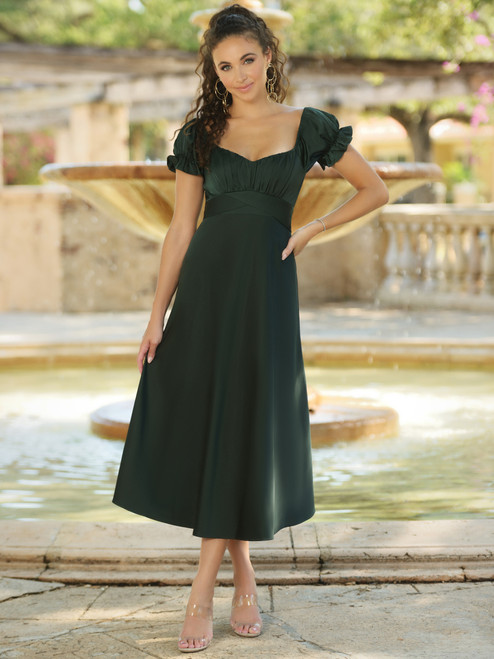 LADY BLACK TIE Women's Maldives Midi Dress - Hunter Green