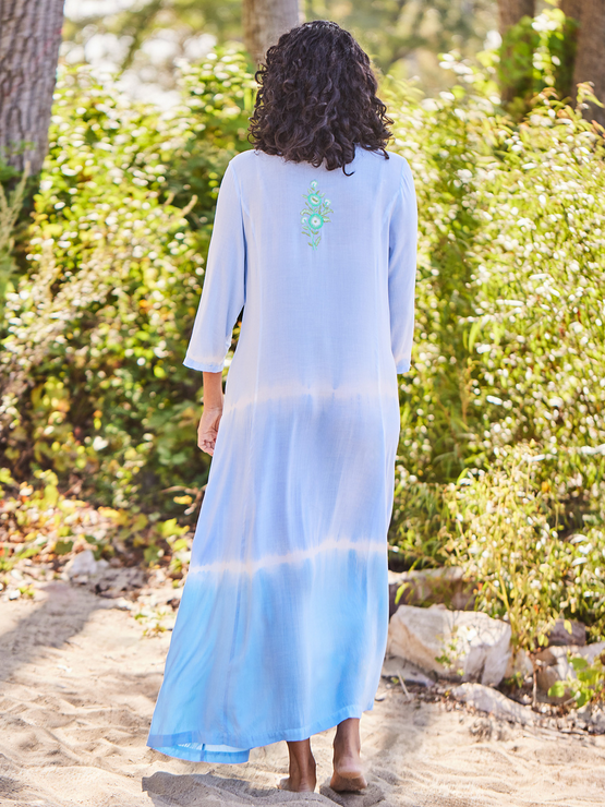 April Cornell Women's Sojourner Caftan 1 - SkyBlue