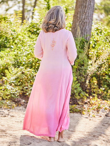 April Cornell Women's Sojourner Caftan - Rose