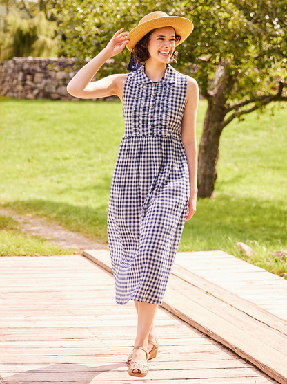 April Cornell Women's Meg Check Market Dress