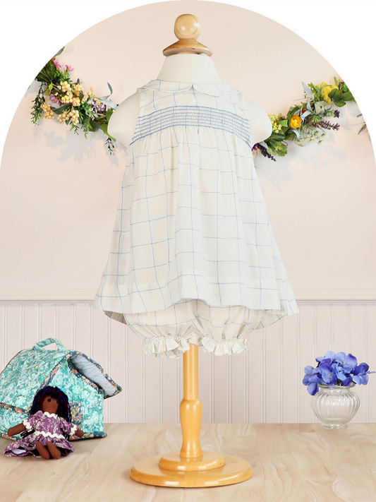 April Cornell Chalet Check Baby Dress