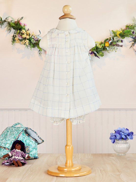 April Cornell Chalet Check Baby Dress