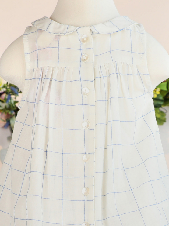 April Cornell Chalet Check Baby Dress