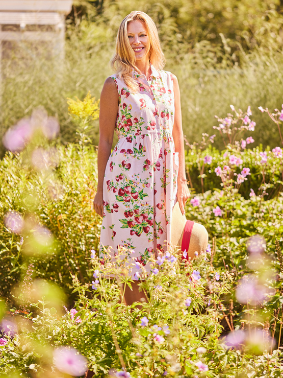 April Cornell Women's Strawberry Porch Dress