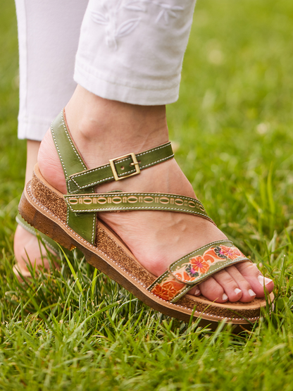 April Cornell Women's Dialog Sandal - Green