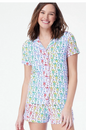 Roller Rabbit Women's Monkey Polo Pajamas