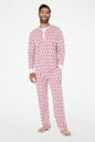 Roller Rabbit Mens Monkey Spencer Pajamas