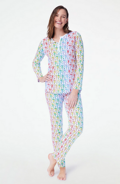 Roller Rabbit Women's Monkey Pajamas