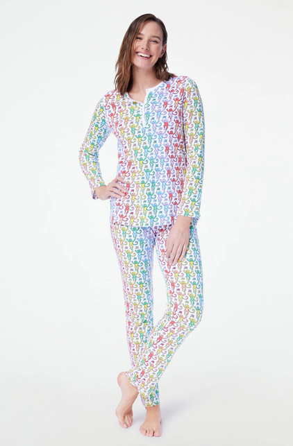 Roller Rabbit Women's Monkey Pajamas