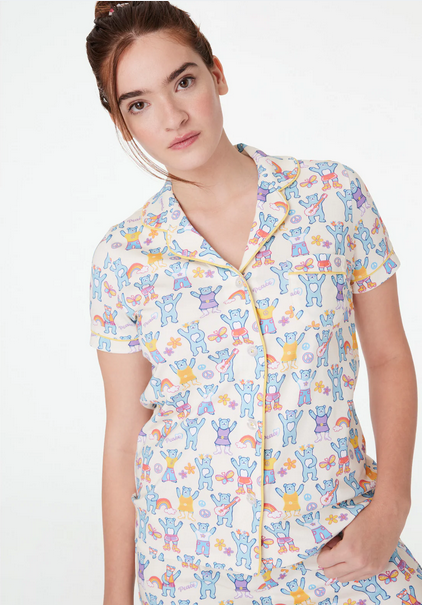 Roller Rabbit Women's Summer Of Love Polo Pajamas