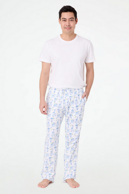 Roller Rabbit Mens Sleepy Sloth Troy Pajamas