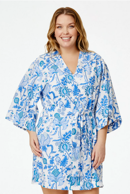 Roller Rabbit Women's Amanda Kimono