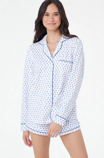 Roller Rabbit Women's Hearts Paola Polo Pajamas