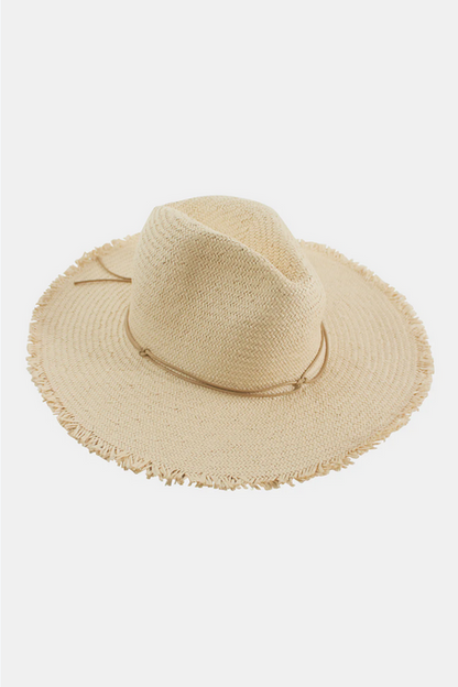 Roller Rabbit Fringed Traveler Continental Hat