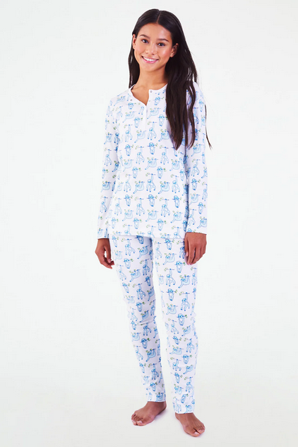 Roller Rabbit Women's Sleepy Sloth Pajamas