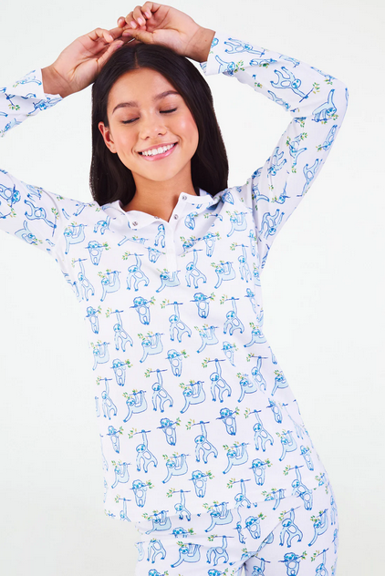 Roller Rabbit Women's Sleepy Sloth Pajamas