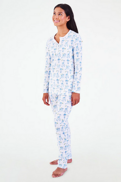 Roller Rabbit Women's Sleepy Sloth Pajamas