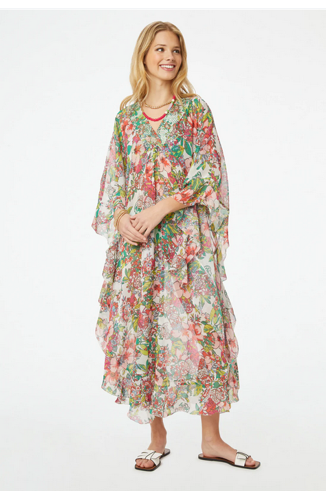 Roller Rabbit Women's Ashbury Floral Sandia Cover Up