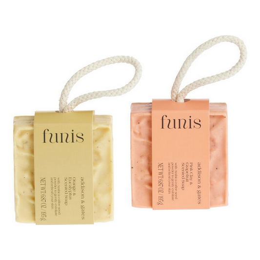 A&G Funis Exfoliating Bar Soap With Rope