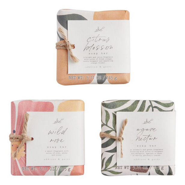 A&G Leaf Prints Bar Soap