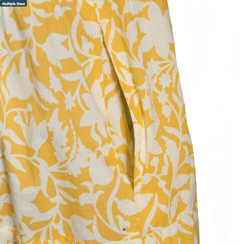 Maui Yellow And White Floral Dress