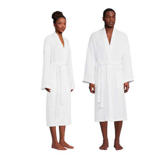 Cotton Waffle Weave Robe