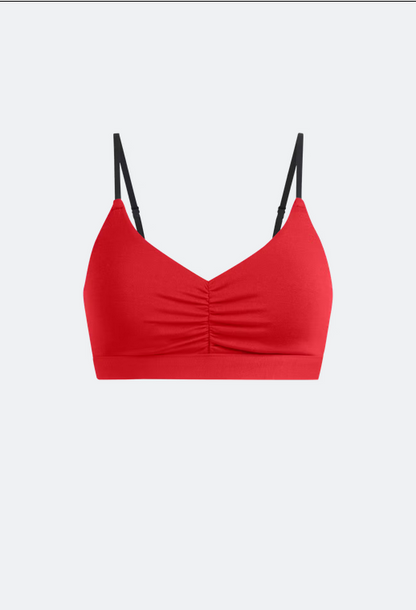 MeUndies FeelFree Ruched Bralette - Bold