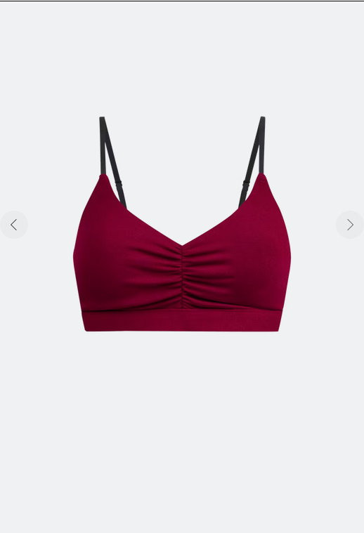 MeUndies FeelFree Ruched Bralette - Bold