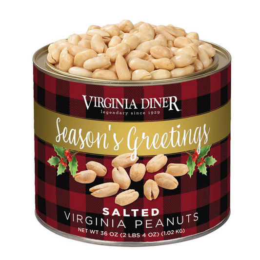 Virginia Diner Season's Greetings Salted Virginia Peanuts