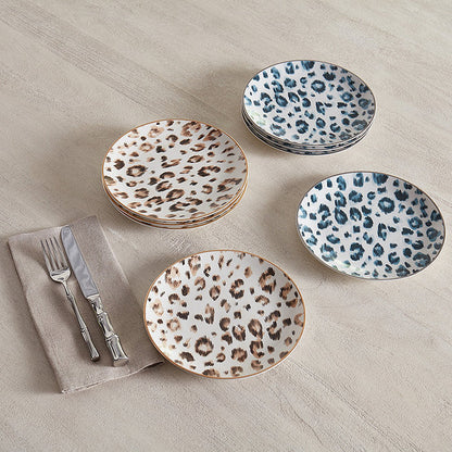 Ballard Designs Leopard Accent Plates - Set of 4