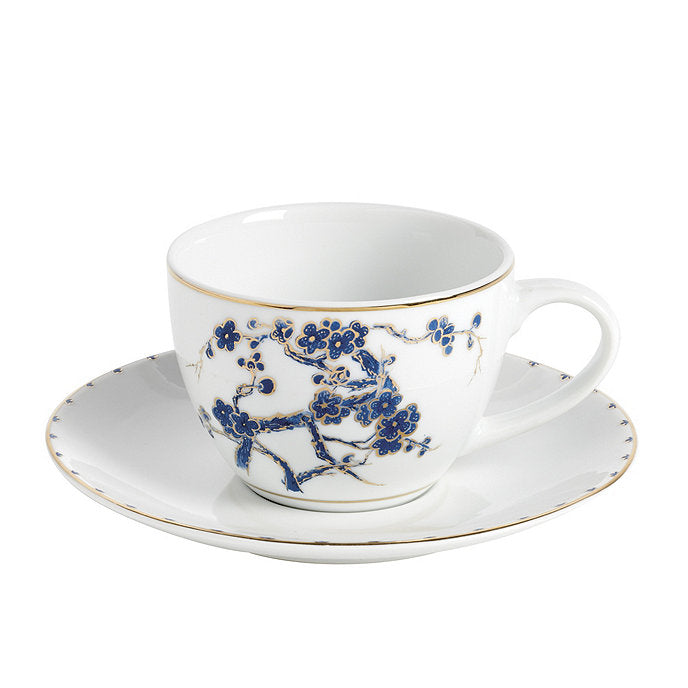 Ballard Designs Ming Tea Cup & Saucer - Set of 4