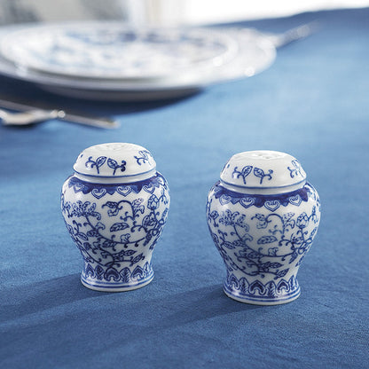 Ballard Designs Chinoiserie Salt & Pepper Set