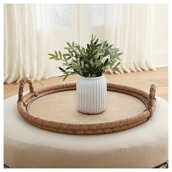 Ballard Designs Woven Ottoman Tray