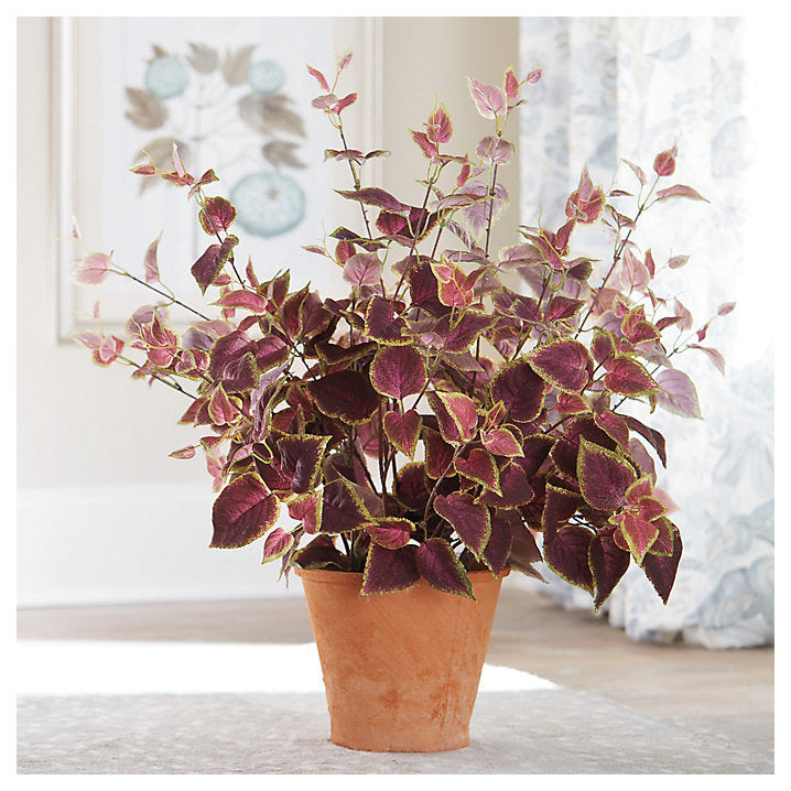 Ballard Designs Faux Coleus Potted Plant