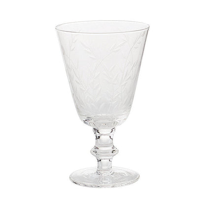 Ballard Designs Ruby Etched Glassware - Set of 4