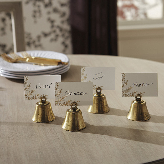 Ballard Designs Vintage Bell Place Card Holders - Set of 4