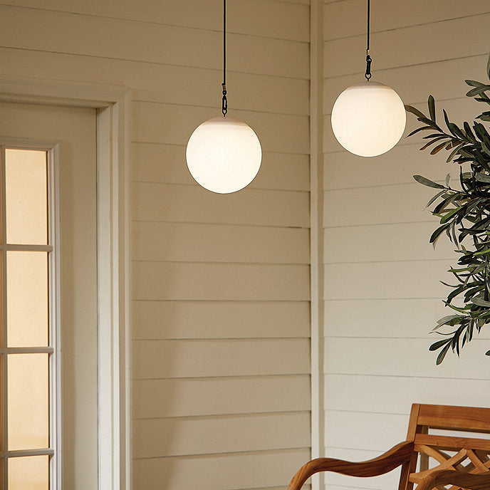 Ballard Designs LED Outdoor Illuminated Hanging Sphere