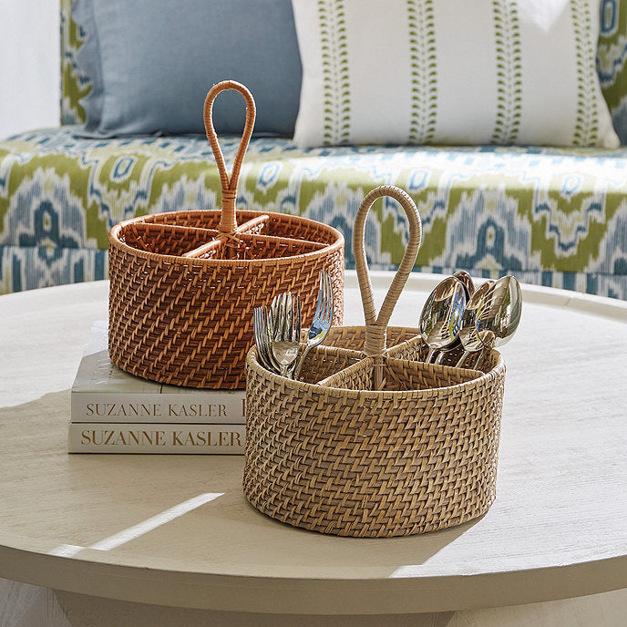 Ballard Designs Piper Woven Utensil Caddy