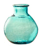 VivaTerra Oval Recycled Glass Balloon Vase, 12"