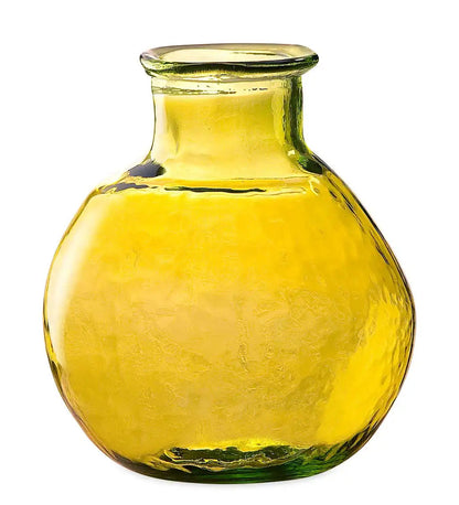 VivaTerra Oval Recycled Glass Balloon Vase, 12"