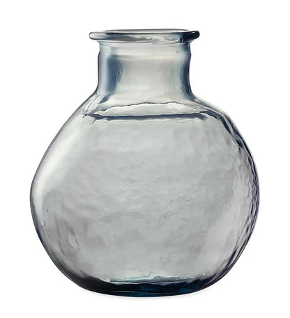 VivaTerra Oval Recycled Glass Balloon Vase, 12"