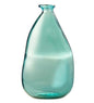 VivaTerra Oblong Recycled Glass Balloon Vase, 14"