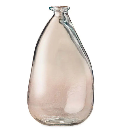 VivaTerra Oblong Recycled Glass Balloon Vase, 14"