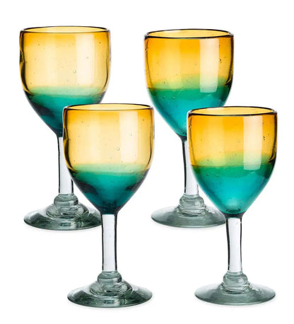 VivaTerra Golden Shore Recycled Glassware Collection