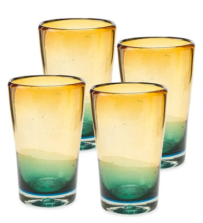 VivaTerra Golden Shore Recycled Glassware Collection