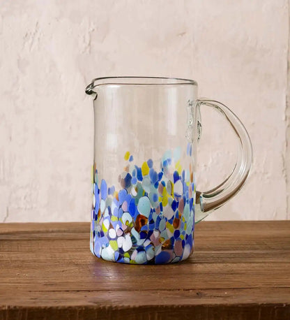 VivaTerra Riviera Recycled Glass Pitcher