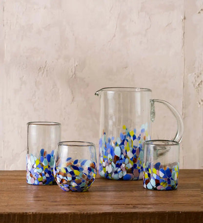 VivaTerra Riviera Recycled Glass Pitcher