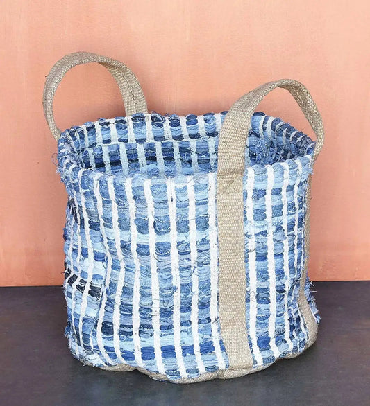 VivaTerra Woven Storage Tote - Multi