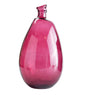 VivaTerra Recycled Tall Glass Balloon Vase, 19"