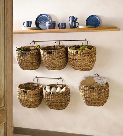 VivaTerra Javanese Woven Storage Baskets